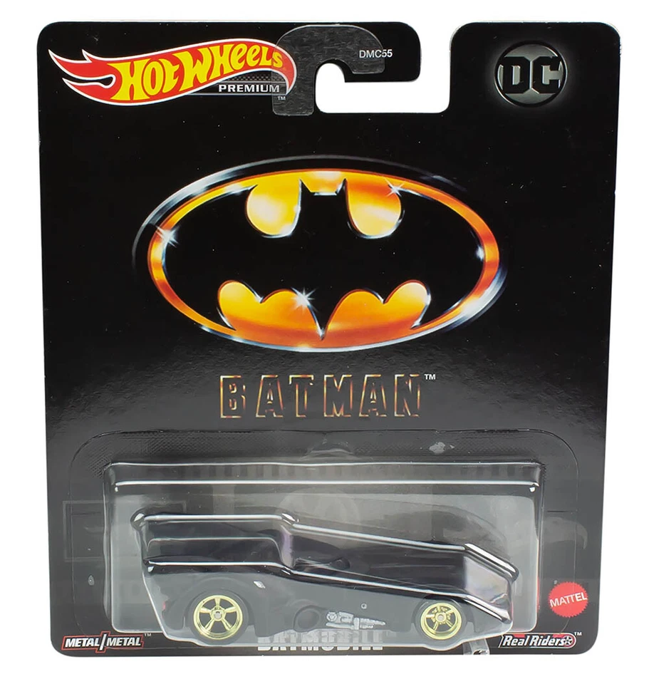 1989 Batman Returns Batmobile Retro Entertainment in 1:64 Hot Wheels HKC22 DMC55