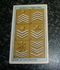 Gallaher - The Great War 2nd Series No181 - Badges Of Rank - Miltary