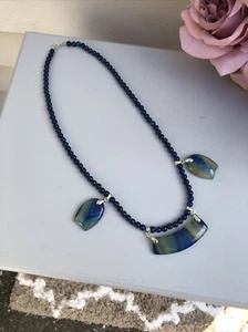 Vintage Multicolor Beaded Glass Necklace 20” - Picture 1 of 5