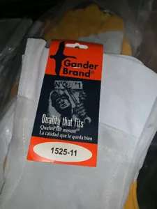Heavy Duty Gander Brand Reverse Grain Deerskin TIG Welder Gloves Size 11 QTY 1 - Picture 1 of 3