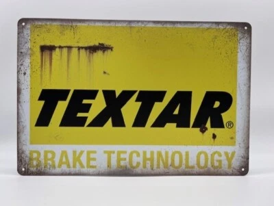 BLACKBEARD WAREHOUSE Blechschild Textar 20x30cm Nostalgie Retro Reklame Vintage Deko Geschenk Garage