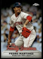 2019  Topps Chrome Update The Family Business FBC-22 Pedro Martinez  Red Sox