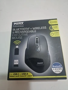 Port Designs 900716 Wireless + Bluetooth And Rechargeable Mouse - Picture 1 of 5