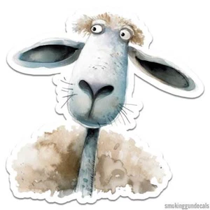 Funny Sheep, Vinyl Decal Sticker, Indoor Outdoor, 3 Sizes, #12255 - Picture 1 of 1