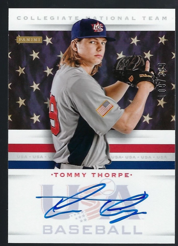 2013 Panini USA Baseball Collegiate National Team Autograph Tommy Thorpe - Image 1 of 1