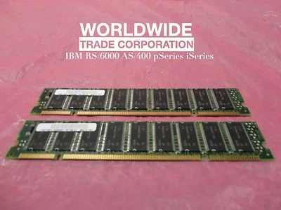 IBM FC# 4120 Qty 2: 09P0550 256MB DIMM (200 Pin 10NS SDRAM) Memory pSeries - Image 1 of 2