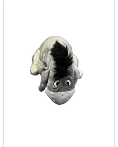 Disney Store Gray Pink Ears & Bow Eeyore 14" Soft Plush Donkey - Picture 1 of 8