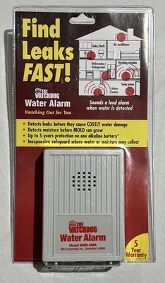 The Watchdog Alarma de Agua Modelo BWD-HWA Encuentra Fugas de Agua Rápido y Temprano Nuevo Fkaw Foto 1 de 4