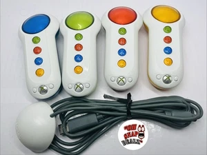 Zumbador inalámbrico Scene It (4) almohadillas de botones grandes y receptor IR - XBOX 360 - Imagen 1 de 1