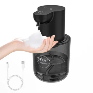 Automatic Soap Dispenser Touchless, 4-Level Adjustable Foaming Electric Foam ... - Picture 1 of 6