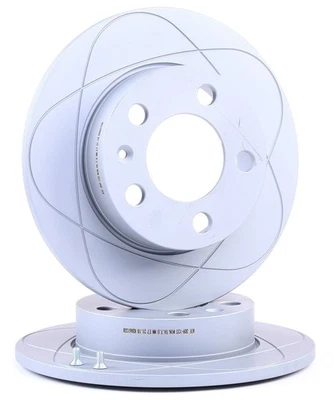 2x ATE 24.0309-0123.1 PowerDisc Disque de frein Arrière pour VW POLO (9N) - Photo 1/4