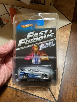 Nissan Skyline GT-R (R34) 2012 Hot Wheels Fast & Furious con alerón negro raro  Foto 1 de 4