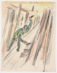Boris Deutsch (1892-1978) "Karikatur", Zeichnung, 1966 (1) - Bild 1 von 10