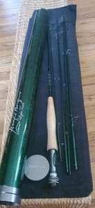 Schöne neue Targus Gary Borger Light Touch 805 4-teilig + extra Spitze Fliegenrute mit Schlauch & Socke - Bild 1 von 4