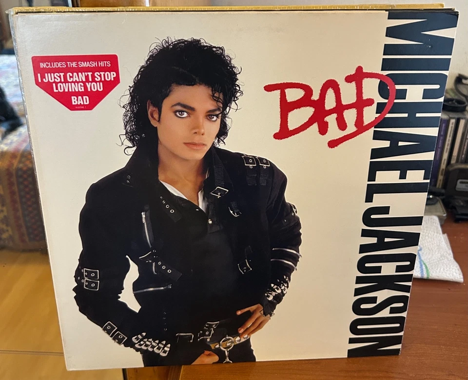 Michael Jackson -Bad (LP, 1987) - Bild 1 von 1