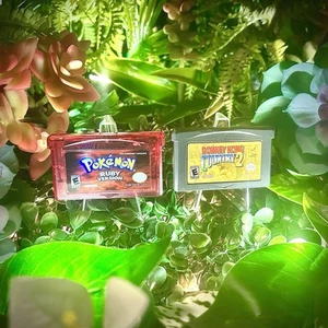Pokemon Ruby and Donkey Kong Country 2 AUTHENTIC! Nintendo Gameboy Advance READ! - Picture 1 of 9