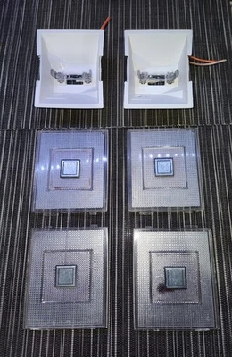 1980-1992 Cadillac Fleetwood Brougham & Deville Door Light Lamp Lens SET OF 4 - Image 1 of 3