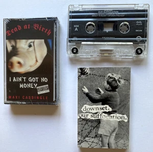 2 MAXI CASSETTE LOT SEALED DEAD AT BIRTH & DOWNSET 94 PROMO SAMPLER - Picture 1 of 5