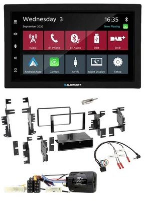 Blaupunkt DAB Bluetooth USB Lenkrad 2DIN Autoradio für Nissan Tida ab 2008 Titan - Bild 1 von 4