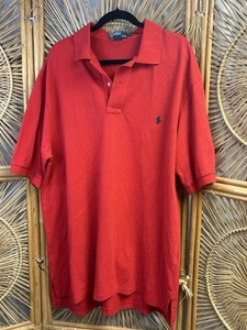 Camisa Polo By Ralph Lauren Roja Talla XLT Alta - Imagen 1 de 4