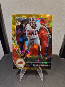 Chubba Hubbard Panini Gold Ice Prizm Draft Picks OSU Carolina Panthers NFL RC - Bild 1 von 2