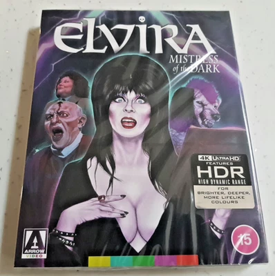 Elvira Mistress of the Dark  - 4K Ultra HD Blu Ray  -  New & Sealed - Image 1 of 4
