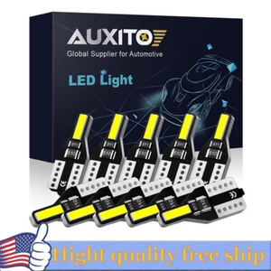 AUXITO T10 LED License Plate Light Bulb 6500K SuperBright White 168 2825 194 10X - Picture 1 of 6