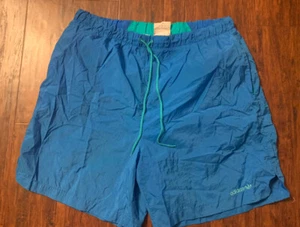 VTG 80s Adidas Swim Trunks Board Shorts Mens Size XL - Picture 1 of 5