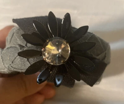 Marni Green Fabric Rhinestone Bow Bracelets  - Image 1 of 4