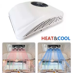 12V Cool&Heat RV Dachklimaanlage für Wohnwagen Wohnmobil RV Bus Trucks 13500BTU - Picture 1 of 13