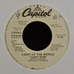 Light of the World Capitol 5193 I Can’t Stop - Picture 1 of 1