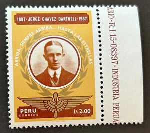Perú 1987 Jorge Chávez Dartnell 1887-1987. Arriba, siempre arriba… - Picture 1 of 2