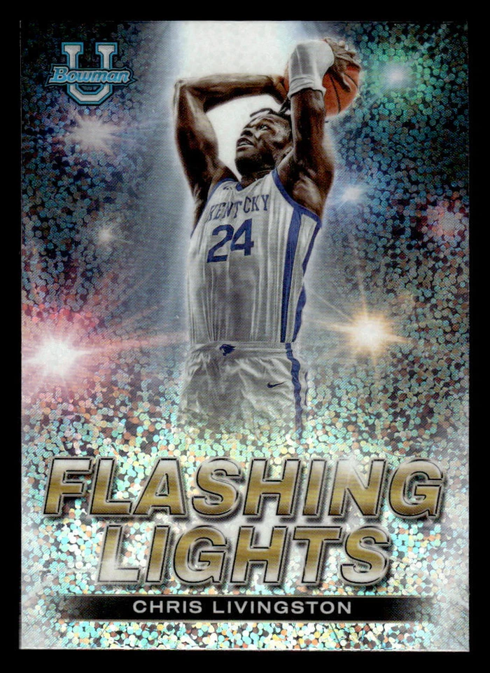 Chris Livingston 2022-23 Bowman Best Flashing Lights Speckle Refractors #FL-4 - Image 1 of 2