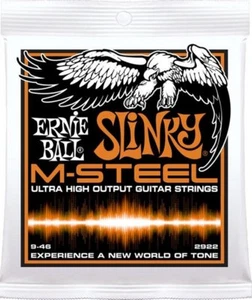 Ernie Ball 2922 M-Steel Hybrid Slinky Electric guitar strings 9-46 - Picture 1 of 2