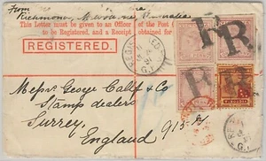 52283 VICTORIA - POSTAL STATIONERY COVER - H & G #7 with CARD CUT-OUTS 1897 - Picture 1 of 1