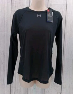Under Armour Women's Backless HexDelta Long Sleeve Black Size M AB11 - Picture 1 of 6