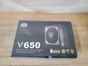 NEW, SEALED! Cooler Master V650 650W Fully Modular 80 PLUS Gold Power Supply - Photo 1/12