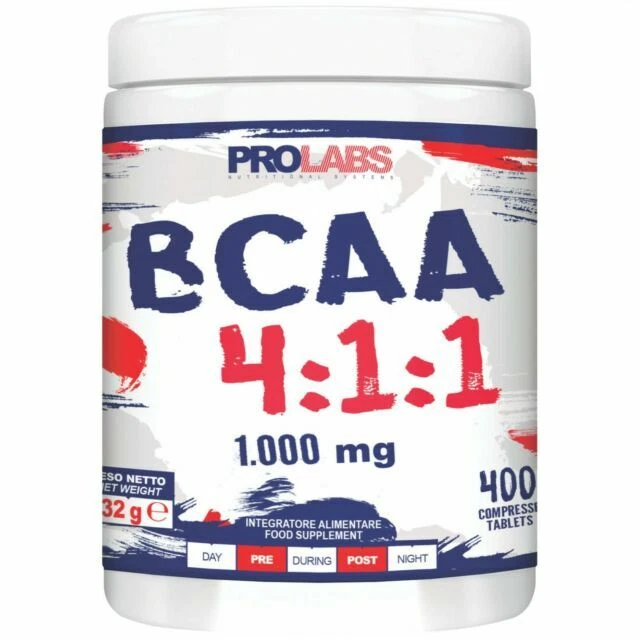 ProLabs Bcaa 4:1:1 Barattolo da 400 Compresse Aminoacidi