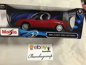 NUOVO Maisto 1:18 Edizione Speciale Alfa Romeo Spider 1995 Moda Auto Rossa 2 GIORNI OTTIENI - Foto 1 di 7