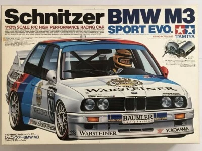 TAMIYA 1/10 RC Schnitzer BMW M3 Sport EVO. Raicng Car Model Kit 58113 - Image 1 of 4
