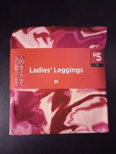 Pink Marble Damen MEDIUM 8-10 Leggings weich, dehnbar, bequem - Bild 1 von 4