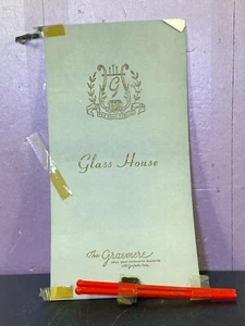The Graemere Hotel Chicago Illinois Glass House Dec. 31 1948 Menu Vintage Rare - Picture 1 of 16