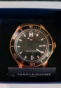 NEW GENUINE TOMMY HILFIGER BEAUTIFUL CLASSIC ROSE GOLD WATCH - Picture 1 of 10