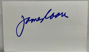 James Caan Actor Americano Padrino Firma en Tarjeta Índice Original - Imagen 1 de 2