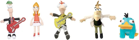 Jakks Pacific Phineas & Ferb Gabble Head Characters, Vintage, Collectible Cover