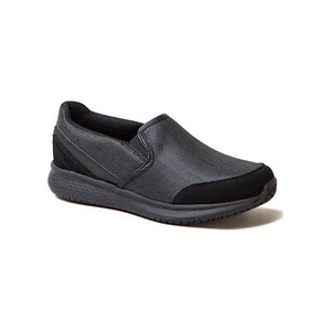 TREDSAFE - SIZE: 8 - Black Sara II Slip-On & Slip Resistant Shoes - NEW! - Picture 1 of 4