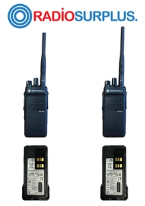 2x Motorola XPR3300e Radio VHF AAH02JDC9VA1AN, batteria antenna PMNN4543 - Foto 1 di 3