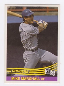 1984  Donruss - Base - Mike A. Marshall - #348 - Picture 1 of 2