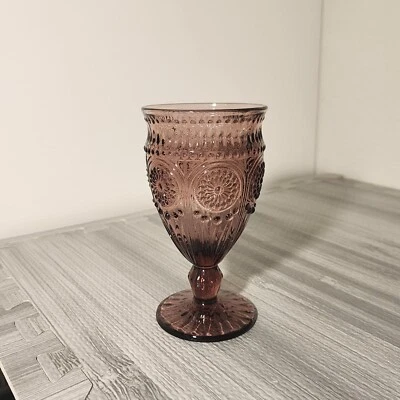 Pioneer Woman Purple Goblet - Image 1 of 4