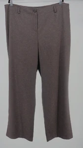 J. Jill Pants Women Plus 20 Wide Leg Dress Brown Speckled 32"L Career New $99 - Picture 1 of 9